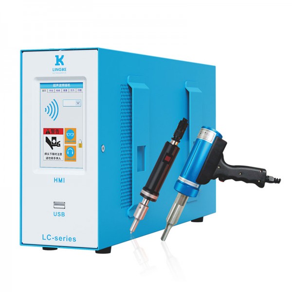 LINGKE Hand-held 용착기 28/30/35/40kHz 1200W Ultrasonic Spot 용착기